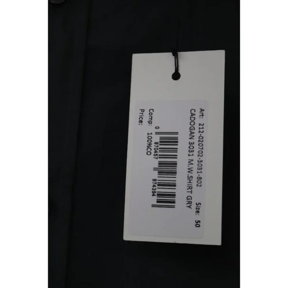 NWT Dries Van Noten Dress Shirt Mens 50 Cadogan M.W. Gray Long Sleeve Button Up - Picture 3 of 11